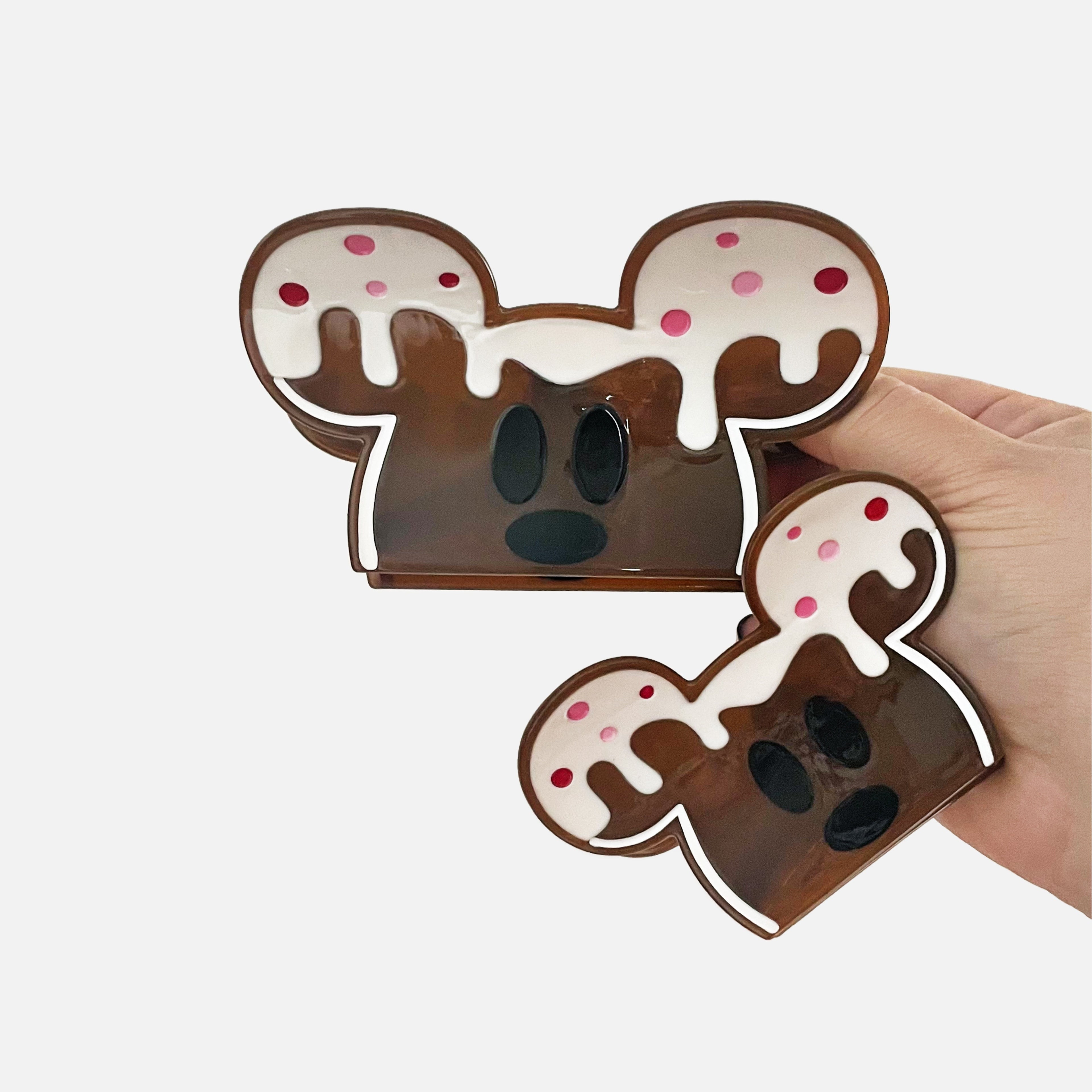 Iced Gingerbread Mouse Claw Clip