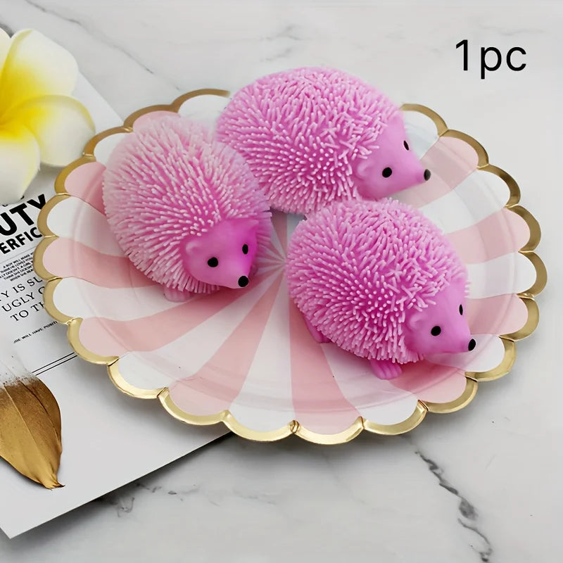 Hedgehog Stress Squeeze Ball | Spiky Sensory Fidget Toy for Anxiety Relief